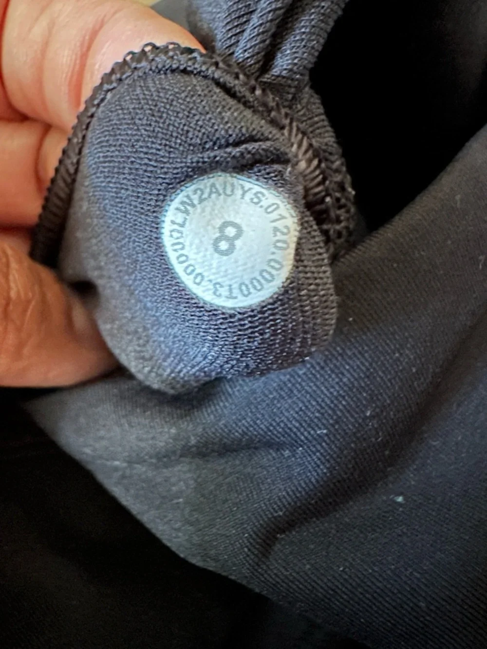 lululemon Energy LongLine athletica Black Strappy Sports Bra Sz 8 - Picture 5 of 5